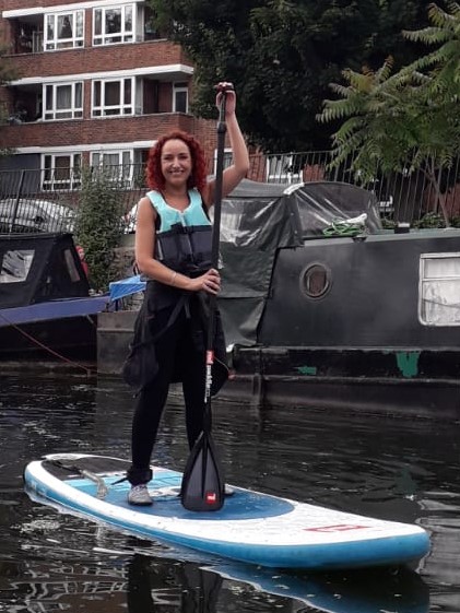 Rachael Ayre Paddleboarding Instructor Paddleboarding London in Camden